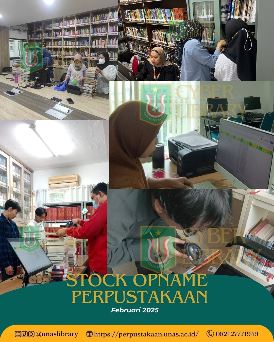 Read more about the article Perpustakaan Universitas Nasional Lakukan Stock Opname Tahunan