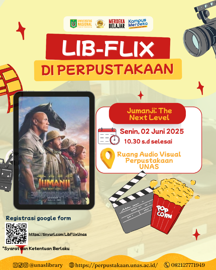 Read more about the article LIBFLIX:Library Netflix JUMANJI 2 Senin, 2 Juni 2025