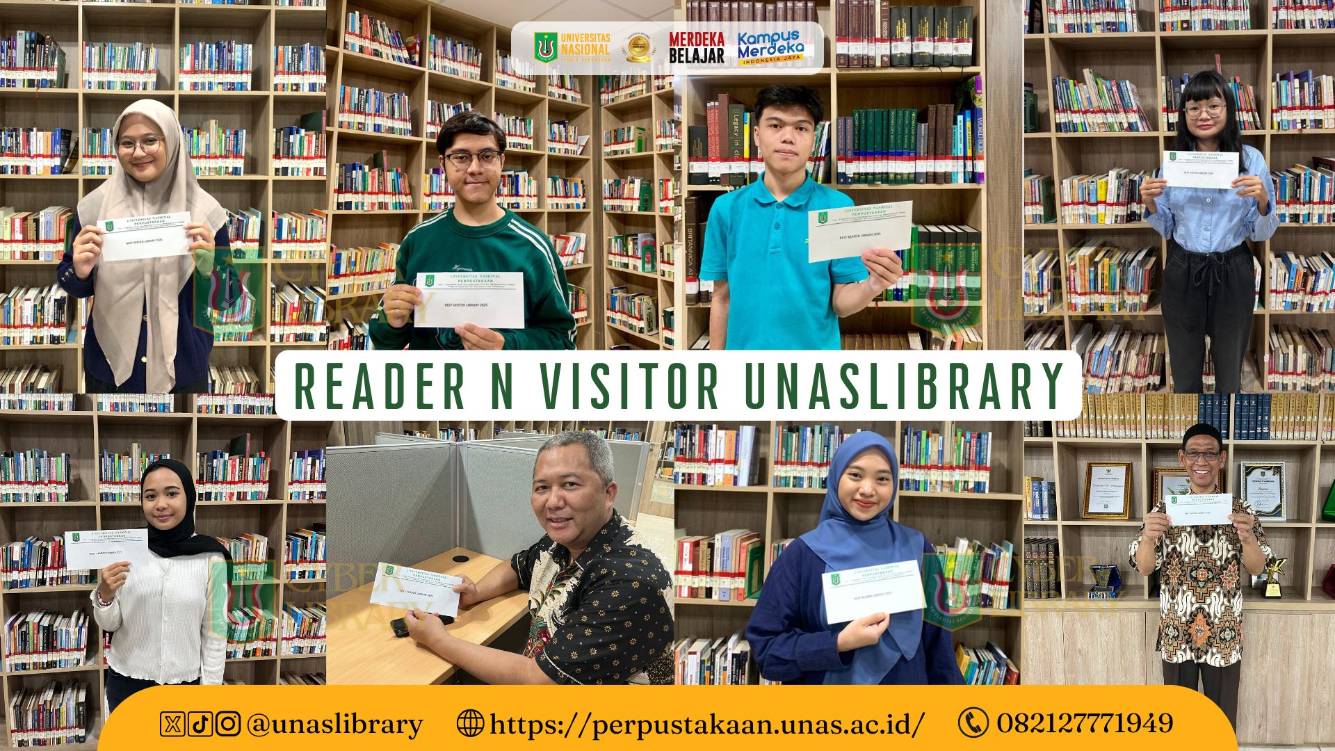 2025 visitor and reader of the month (Presentasi)