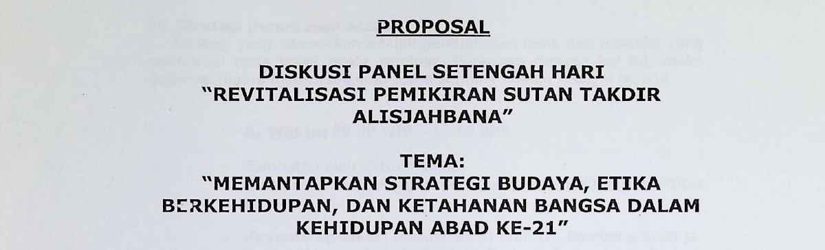 Read more about the article Diskusi Revitalisasi Pemikiran STA