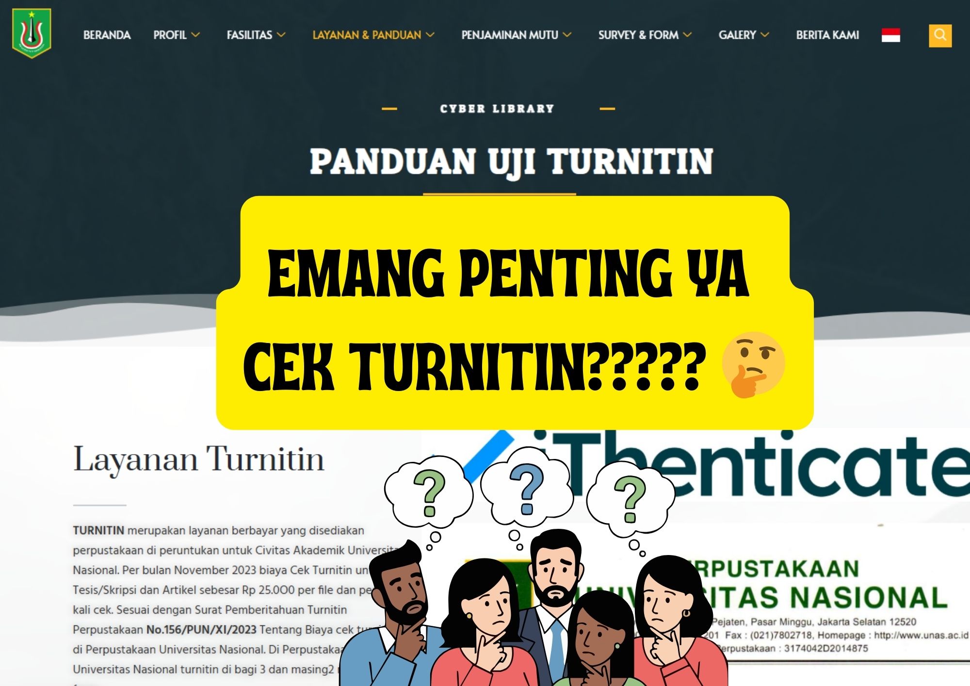 EMANG PENTING YA CEK TURNITIN